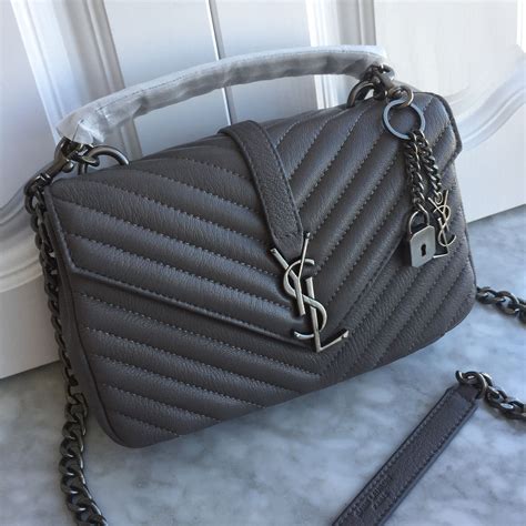 ysl gray college bag|ysl bag under 1000.